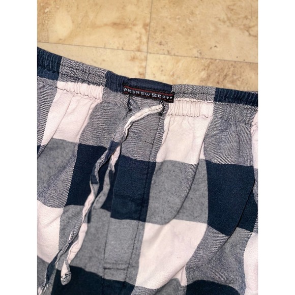 (XXL) Flannel Pajama Pants Pink Black checkered Bottoms Lounge - Picture 3 of 4